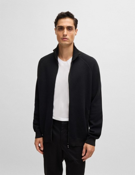 CARDIGAN IN COTTON & WOOL