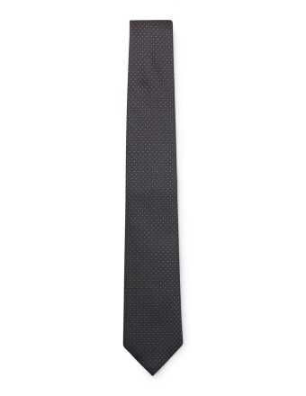 SILK TIE WITH JACQUARD PATTERN