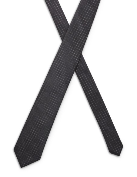 SILK TIE WITH JACQUARD PATTERN
