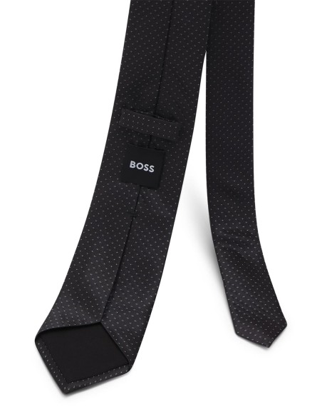 SILK TIE WITH JACQUARD PATTERN