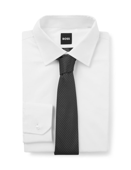 SILK TIE WITH JACQUARD PATTERN