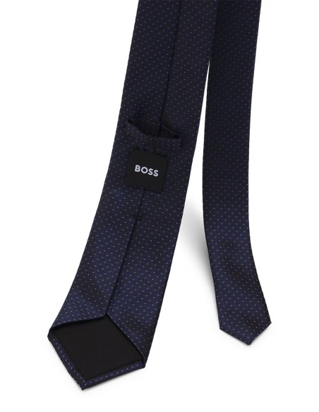 SILK TIE WITH JACQUARD PATTERN
