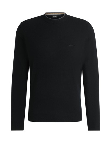 VIRGIN-WOOL SWEATER WITH EMBROIDERED...