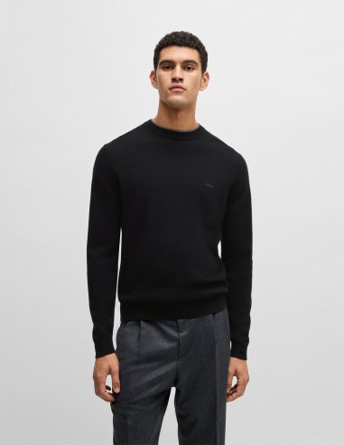 VIRGIN-WOOL SWEATER WITH EMBROIDERED...
