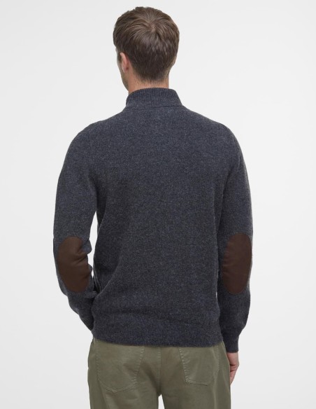 ESSENTIAL ELBOW-PATCH CARDIGAN