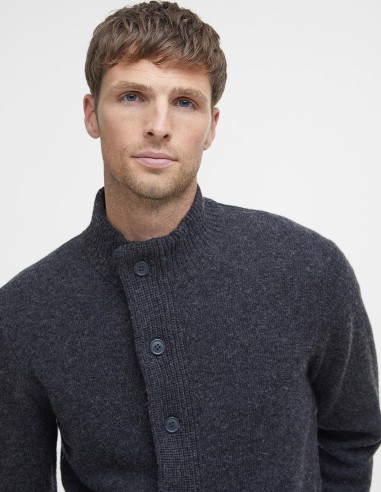 ESSENTIAL ELBOW-PATCH CARDIGAN