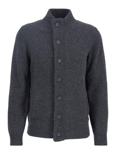 ESSENTIAL ELBOW-PATCH CARDIGAN
