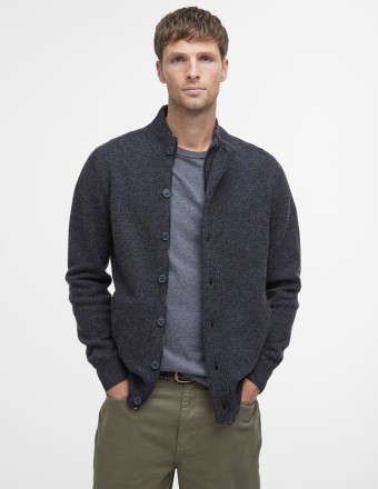 ESSENTIAL ELBOW-PATCH CARDIGAN 2