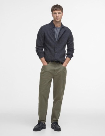 ESSENTIAL ELBOW-PATCH CARDIGAN 2