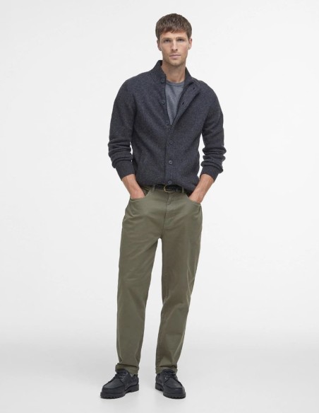 ESSENTIAL ELBOW-PATCH CARDIGAN