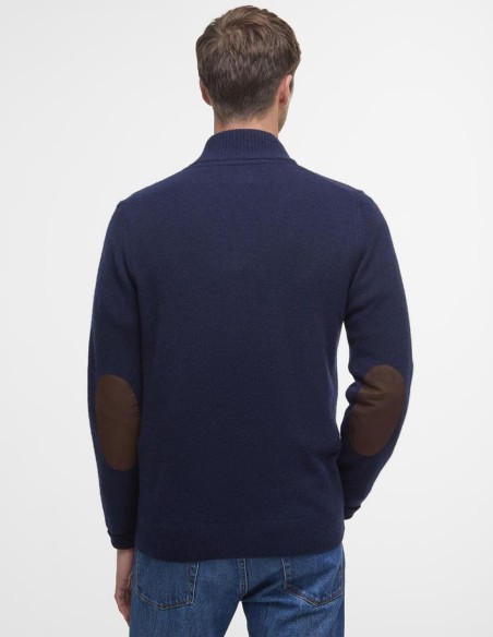 ESSENTIAL ELBOW-PATCH CARDIGAN
