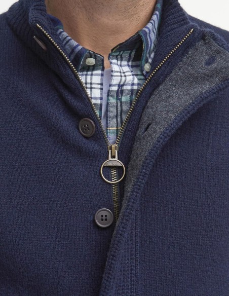 ESSENTIAL ELBOW-PATCH CARDIGAN