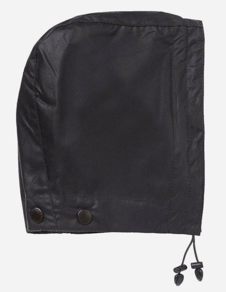 WAXED COTTON HOOD