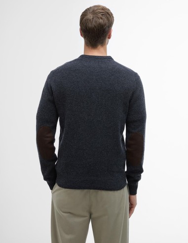 PATCH CREW SWEATER