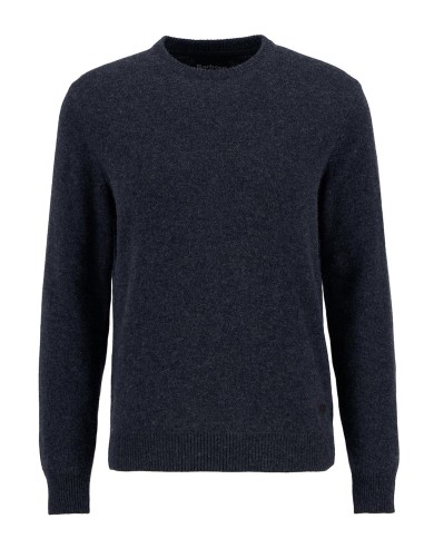PATCH CREW SWEATER