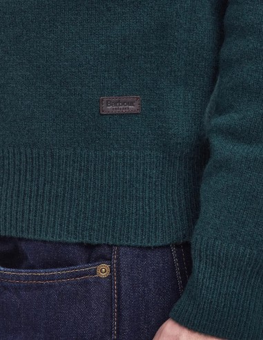 PATCH CREW SWEATER
