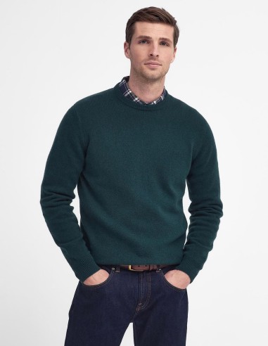 PATCH CREW SWEATER