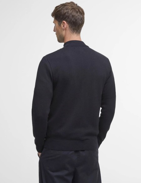 ESSENTIAL CARN BAFFLE ZIP THROUGH SWEATER