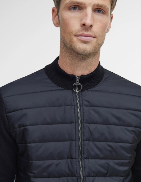 ESSENTIAL CARN BAFFLE ZIP THROUGH SWEATER