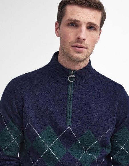HARTFIELD ARGYLL HALF-ZIP JUMPER