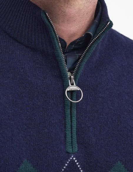 HARTFIELD ARGYLL HALF-ZIP JUMPER