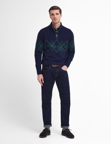 HARTFIELD ARGYLL HALF-ZIP JUMPER