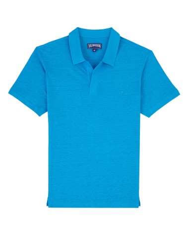 LINEN POLO SHIRT