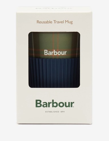 REUSABLE TARTAN TRAVEL MUG