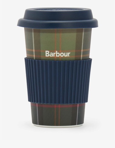 REUSABLE TARTAN TRAVEL MUG