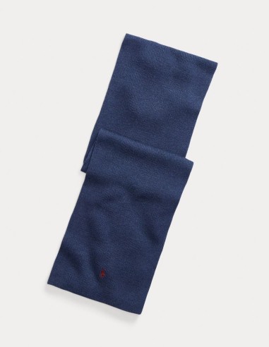 SIGNATURE PONY WOOL SCARF