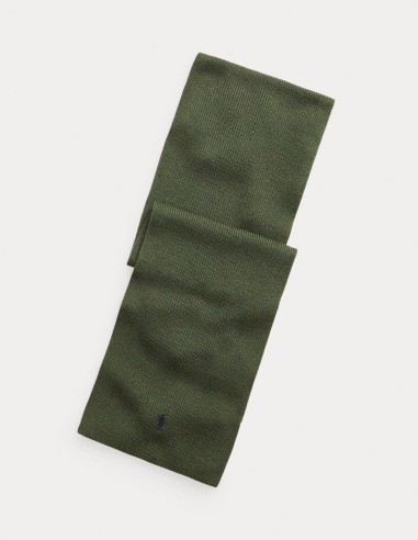 SIGNATURE PONY WOOL SCARF