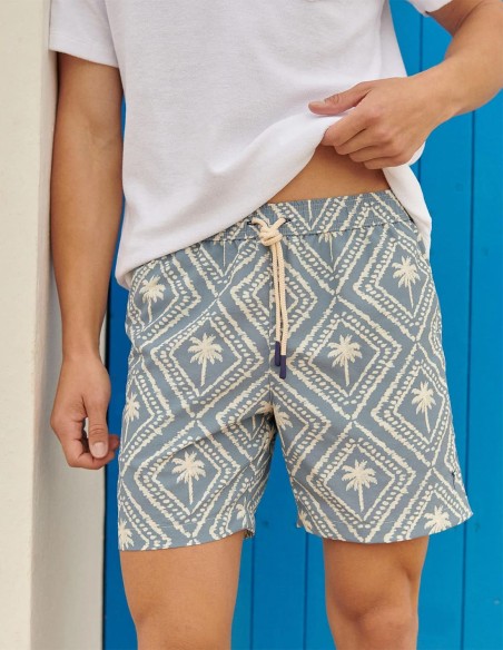 PALMTREES PRINTED SWIM SHORTS