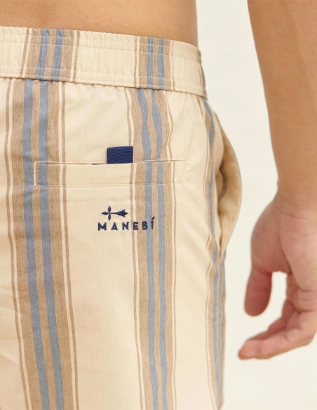 DOUBLE STRIPES SWIM SHORTS