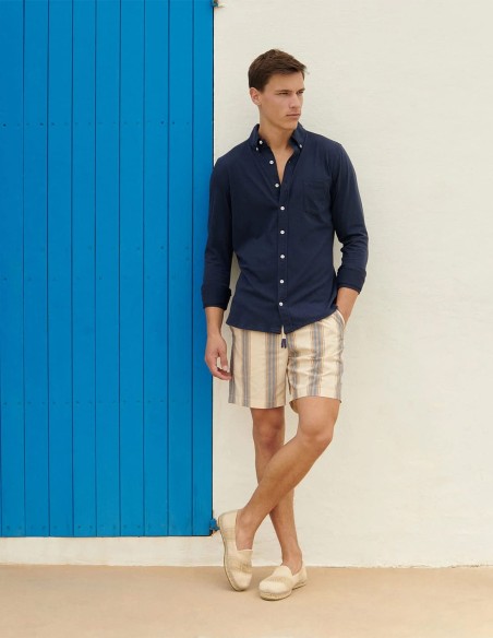 DOUBLE STRIPES SWIM SHORTS