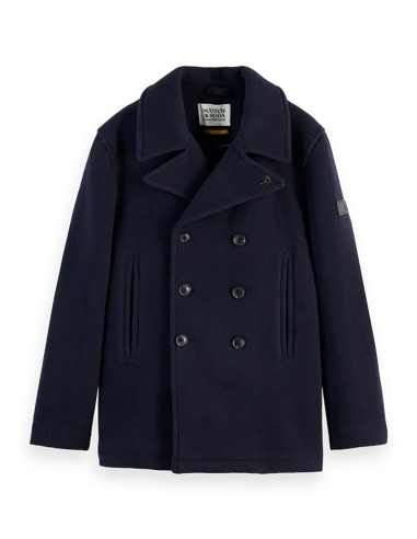WOOL BLEND PEACOAT