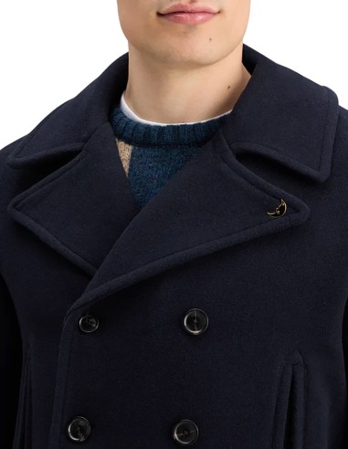 WOOL BLEND PEACOAT