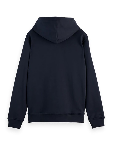 ESSENTIAL LOGO BADGE ZIP-THROUGH HOODIE