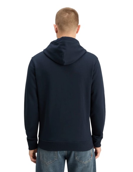 ESSENTIAL LOGO BADGE ZIP-THROUGH HOODIE