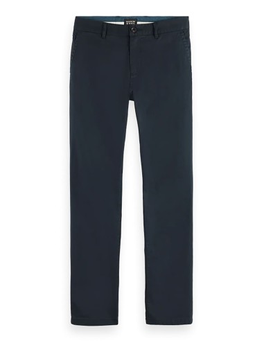 STUART COTTON-BLEND TWILL CHINO PANTS