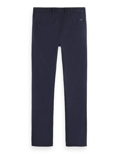 STUART COTTON-BLEND TWILL CHINO PANTS