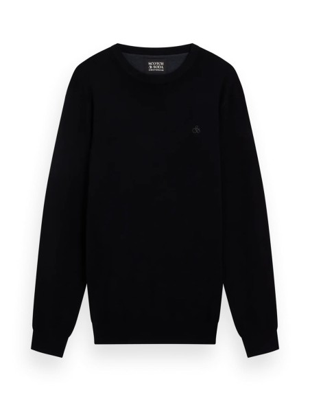 VISCOSE PULLOVER CREWNECK