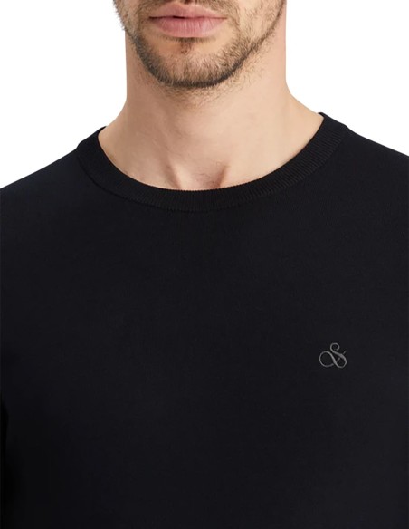 VISCOSE PULLOVER CREWNECK