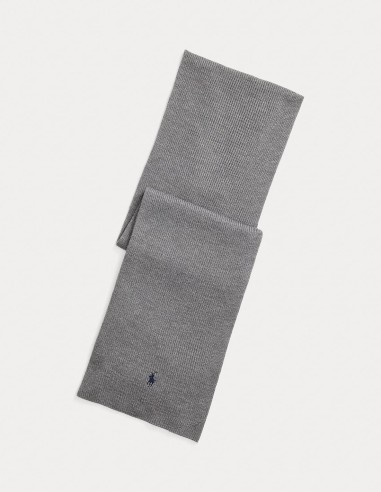 SIGNATURE PONY WOOL SCARF