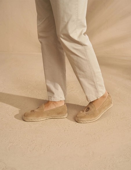 SUEDE ESPADRILLES SKULL
