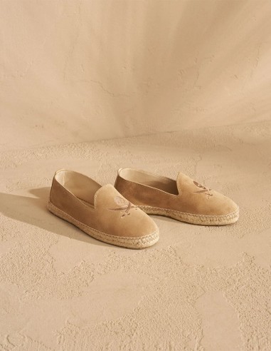 SUEDE ESPADRILLES SKULL