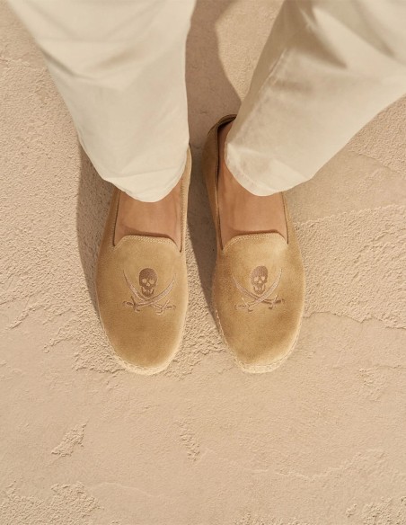 SUEDE ESPADRILLES SKULL