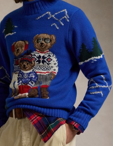 POLO BEAR FAMILY SWEATER