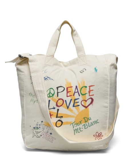 LOVE PRINT TOTE BAG