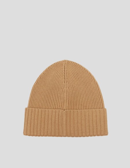 RIBBED WOOL BEANIE