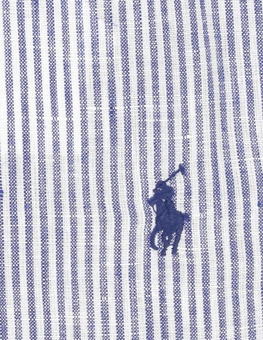 SLIM FIT LINEN STRIPED SHIRT